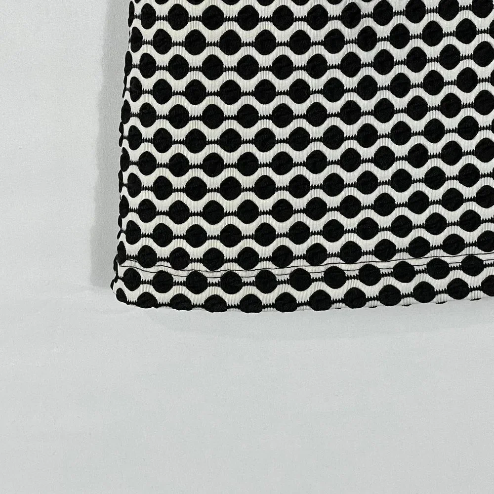 Ruby Rd. Black and White Pattern Blouse - Picture 7 of 8
